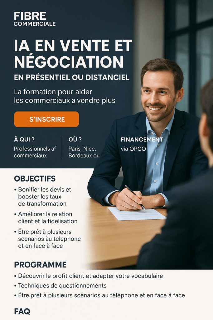 formation “IA en vente et négociation”